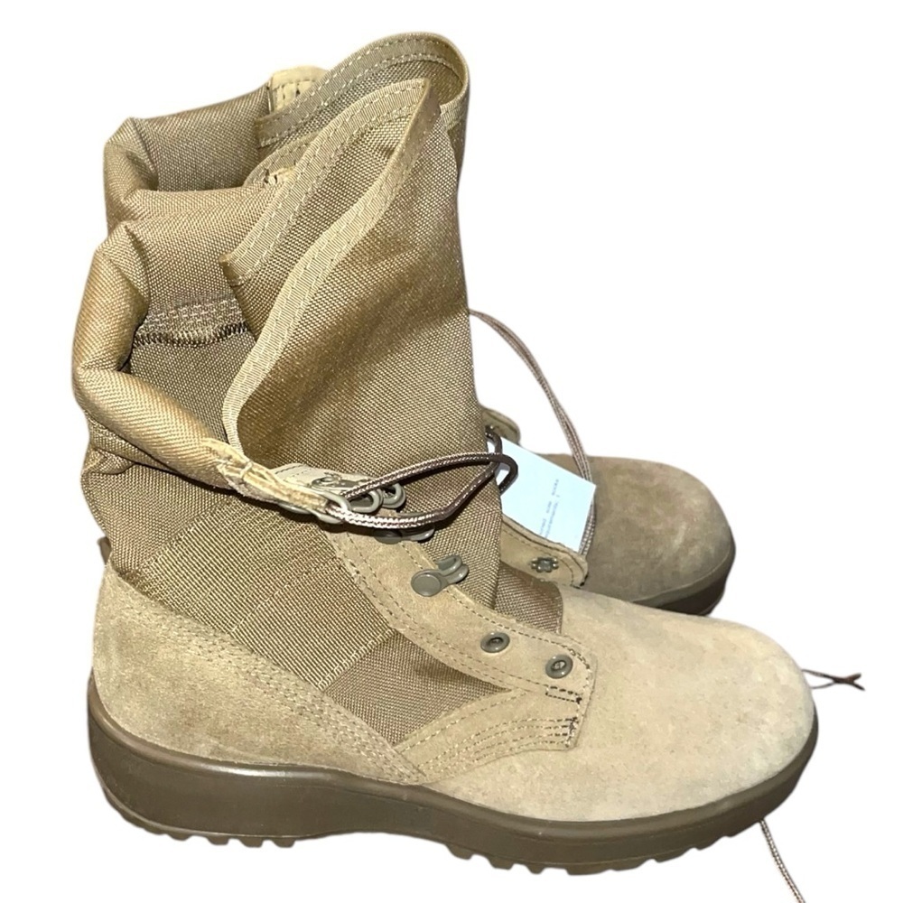McRae Footwear Men's Size 10 Military Combat Boots Hot Weather Coyote Vibram